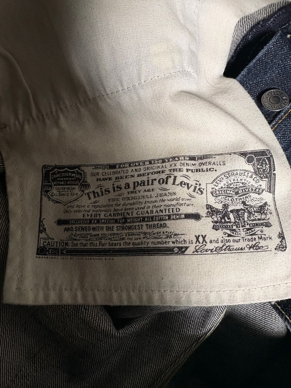 리바이스 501 캐피탈 E 미제 상품이미지8