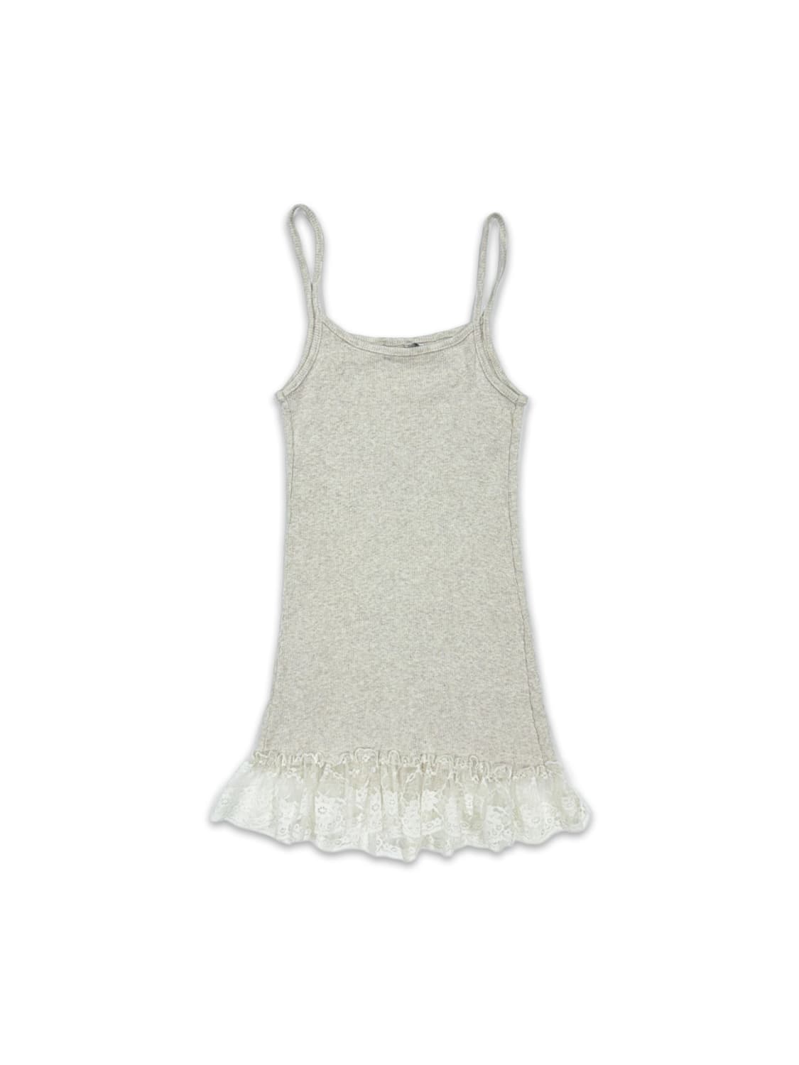 빈티지 베이지 레이스 모리 슬리브리스 상품이미지1