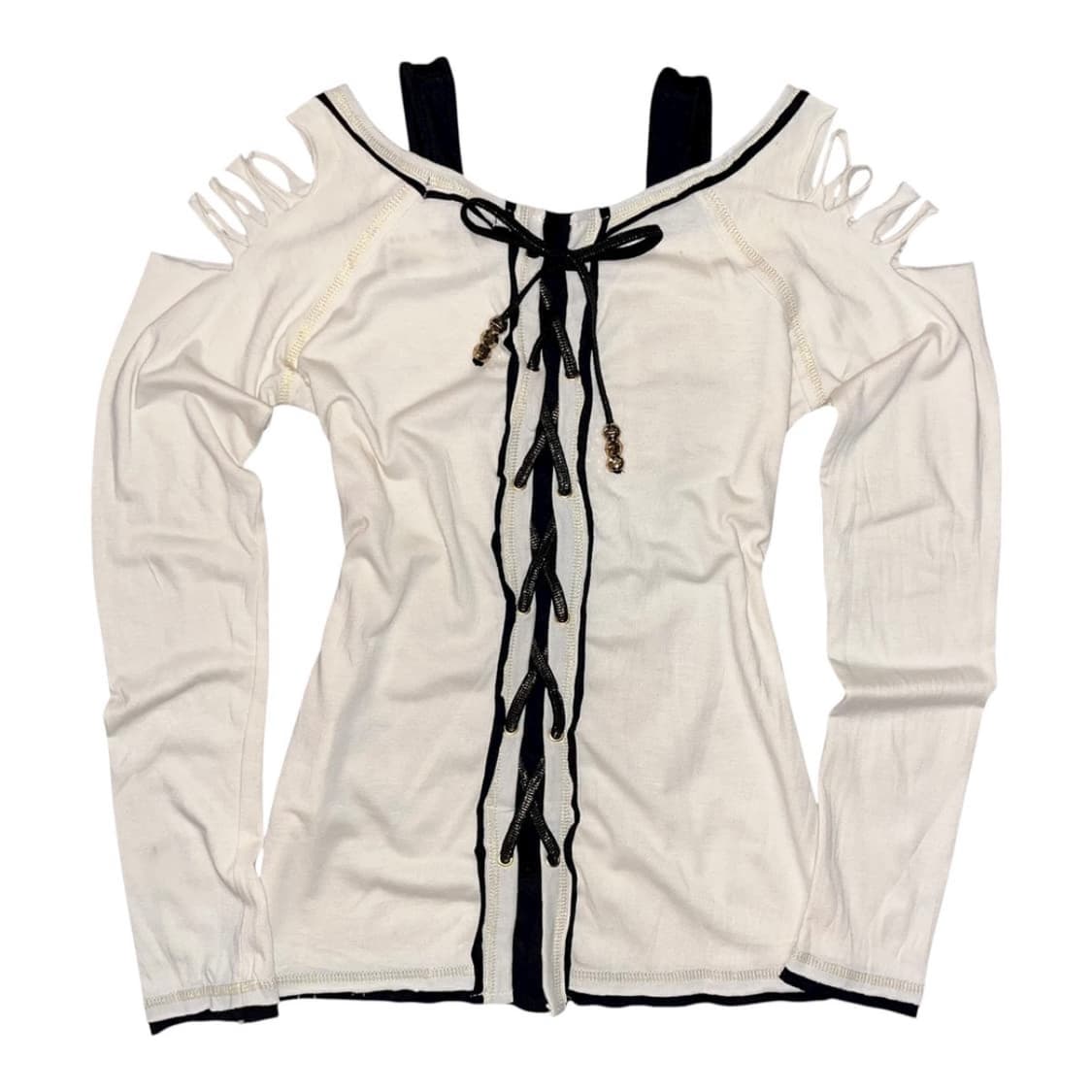 SKY BOMBER 스카이 봄버 컷아웃 긴팔티 상품이미지2