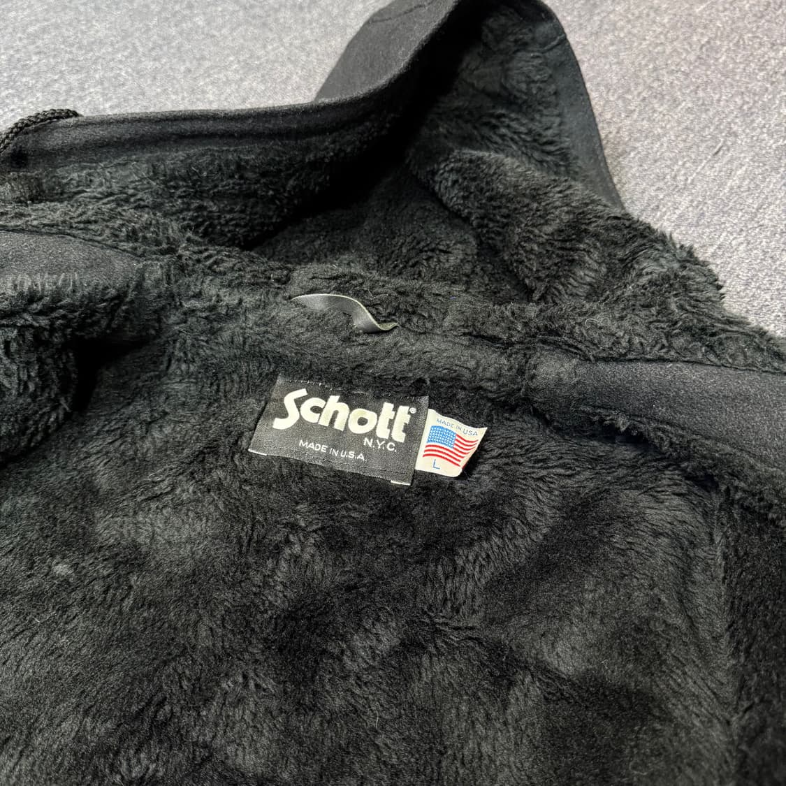 Schott 쇼트 usa 후드 플리스 셰르파 자켓 상품이미지9