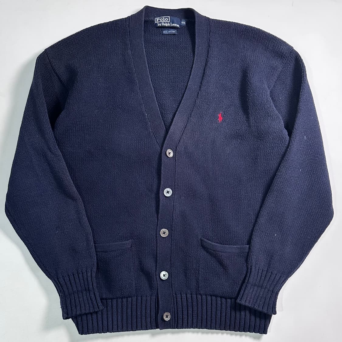 폴로 랄프로렌 네이비 코튼 가디건  상품이미지1
