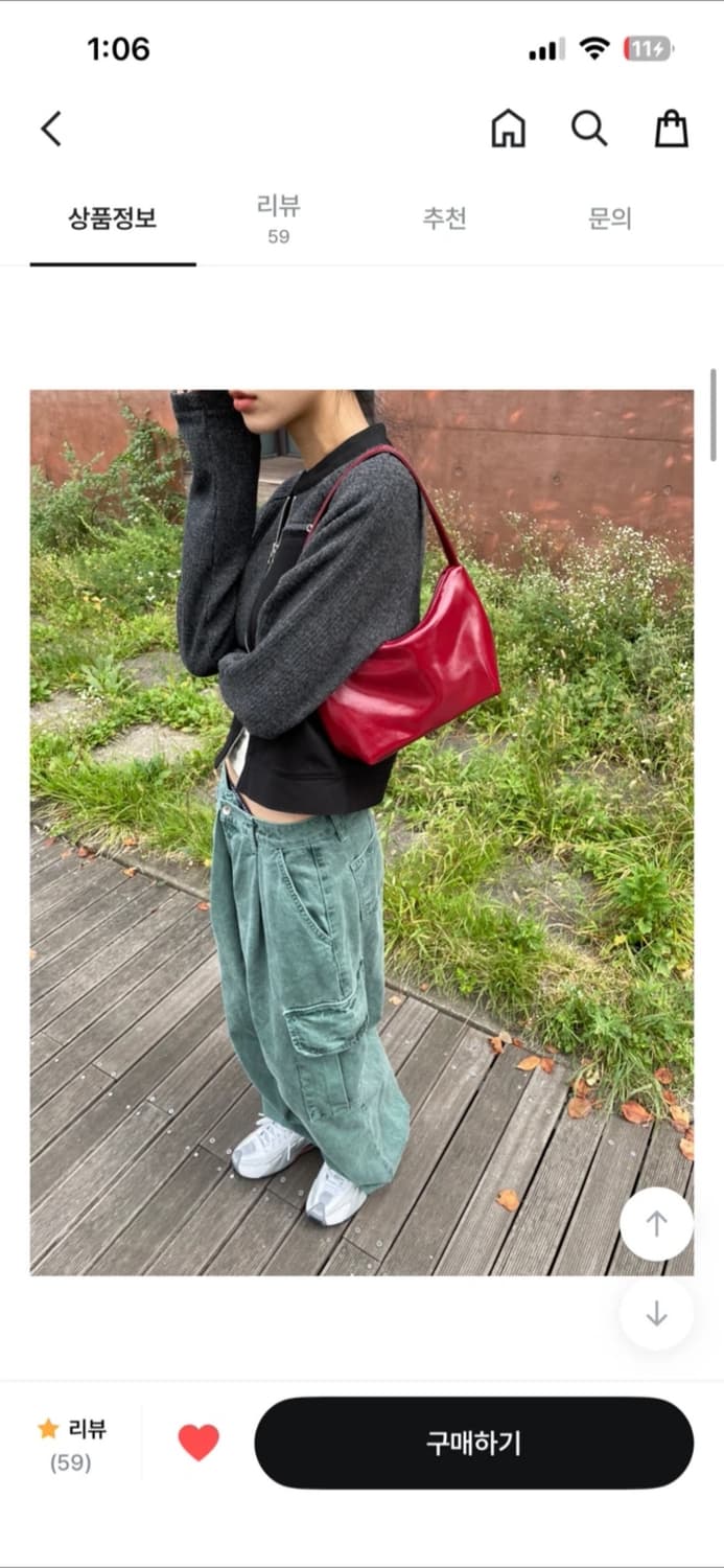 모래하우스 brilliant 숄더백 버건디 상품이미지1