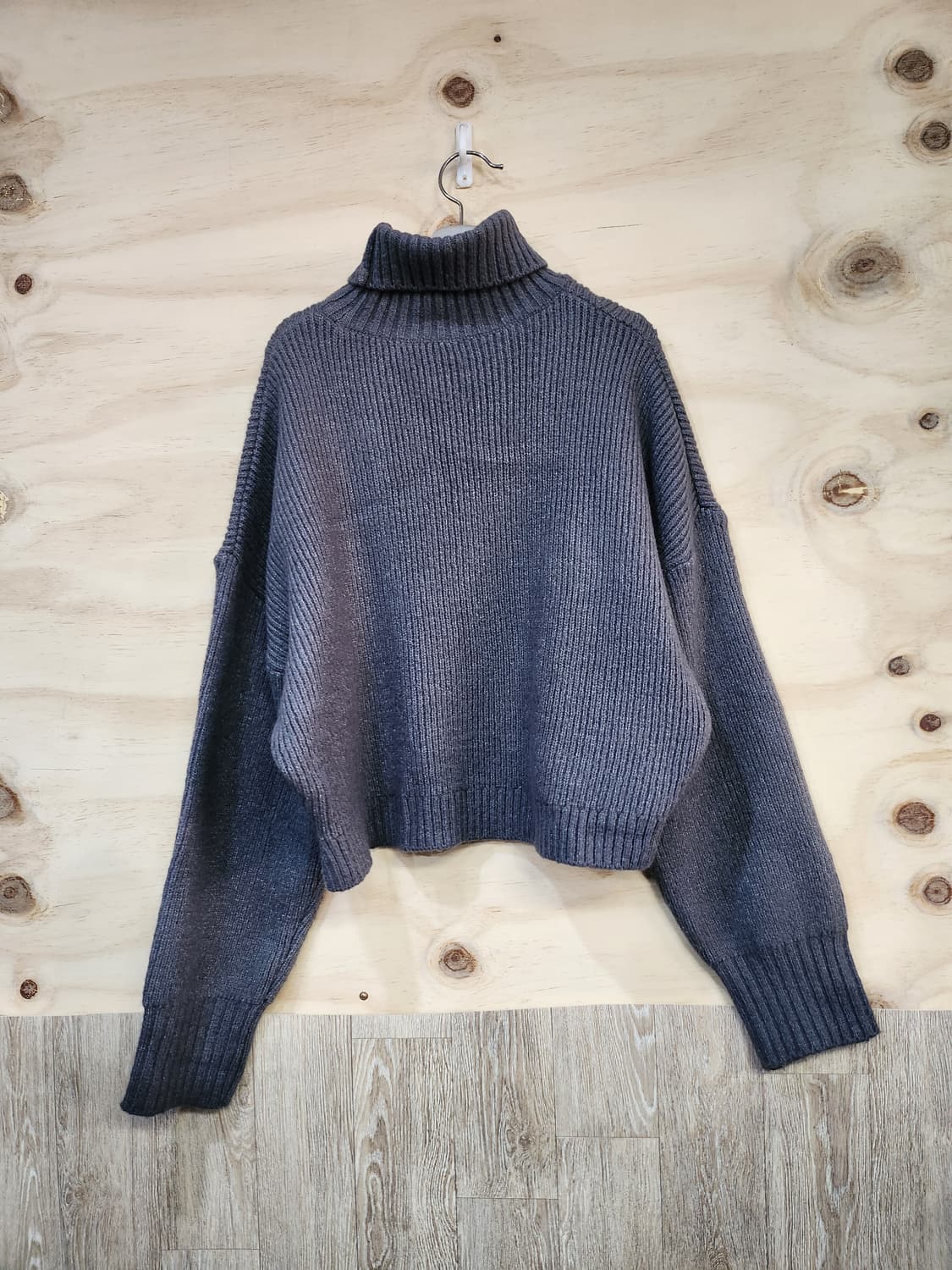 1055) 터틀넥 크롭 니트 상품이미지2