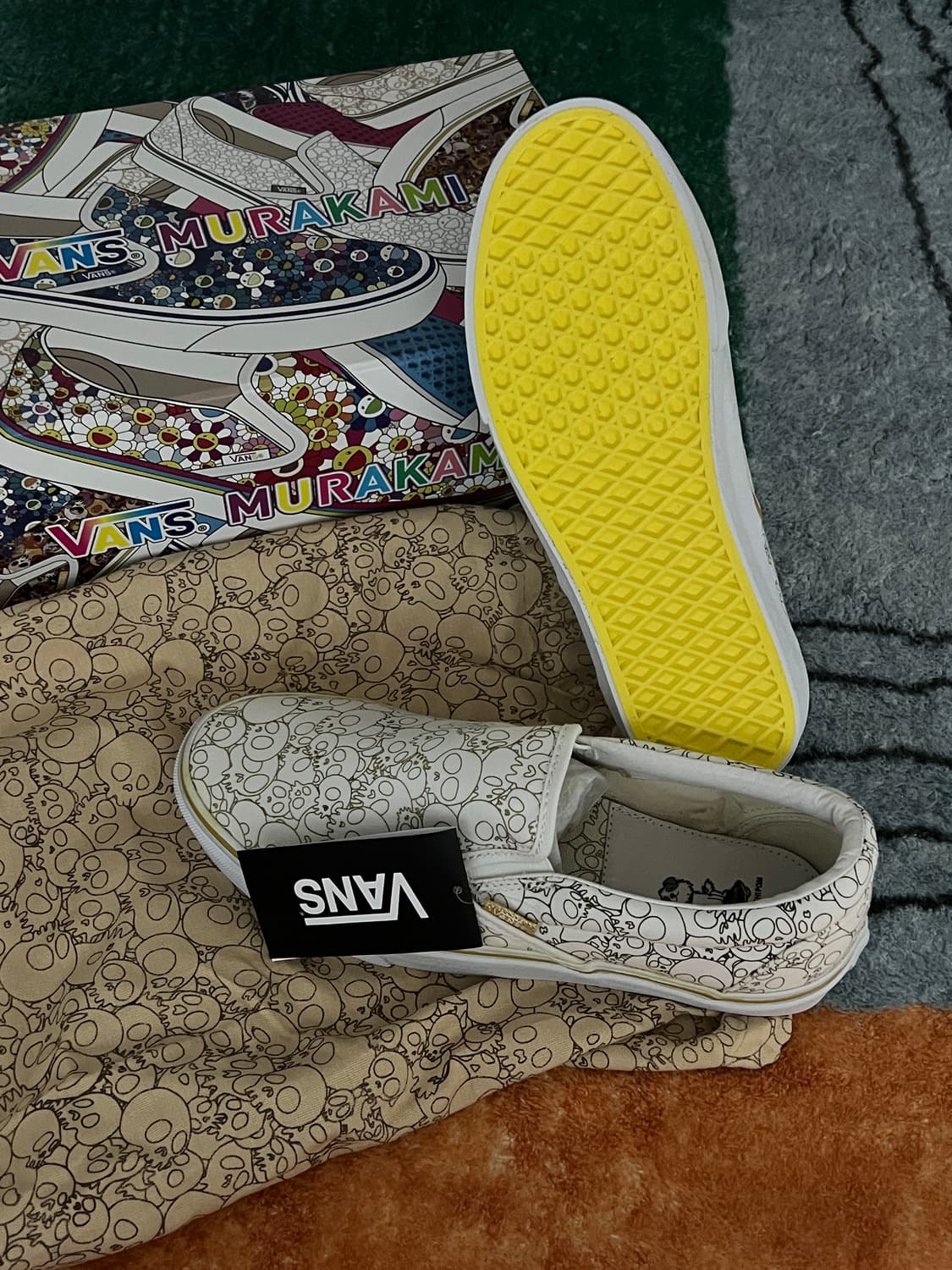 반스 x 무라카미 다카시 스컬 슬립온 상품이미지1