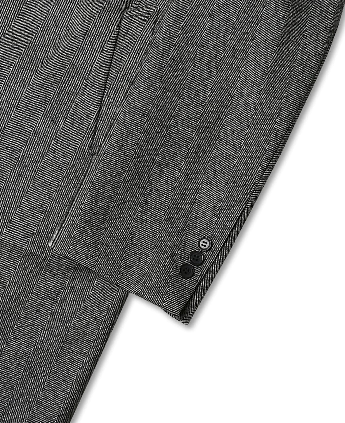 링자켓 [Ring Jacket] 울 캐시미어 헤링본 싱글 코트 상품이미지3