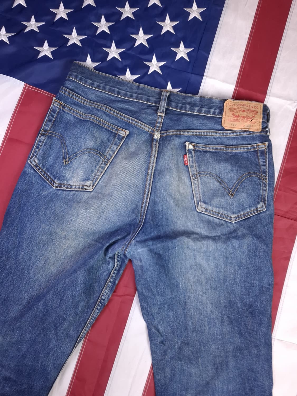 오리지날 90's 국내산 리바이스 517 부츠컷 데님진 상품이미지1