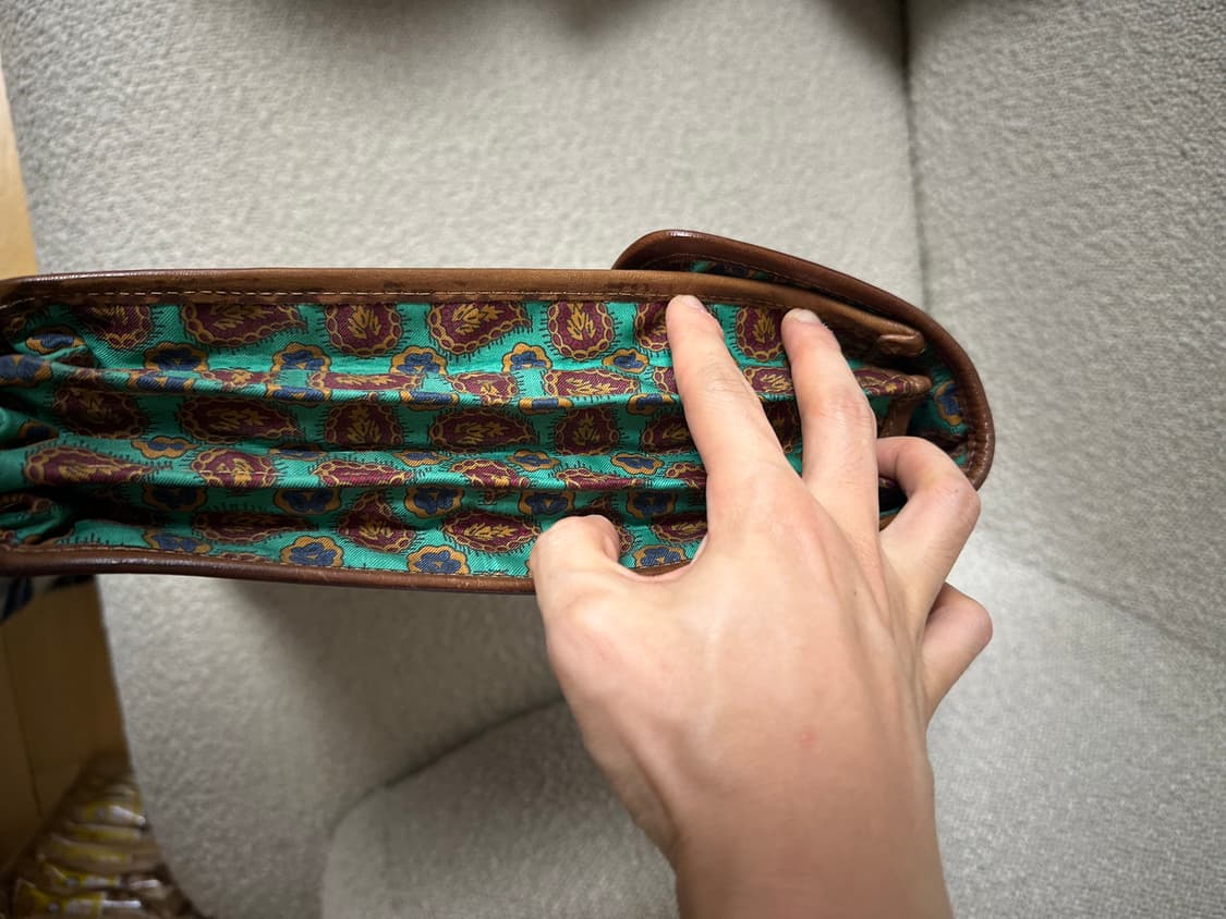 잉글랜드 헨리 로건 가죽 서류 가방 브라운 팝니다 상품이미지4