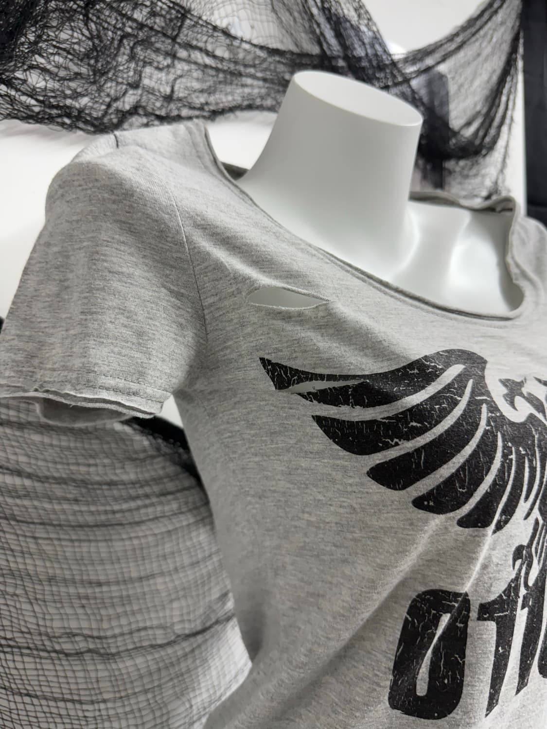Ethnic mood cut off halfsleeve 상품이미지4