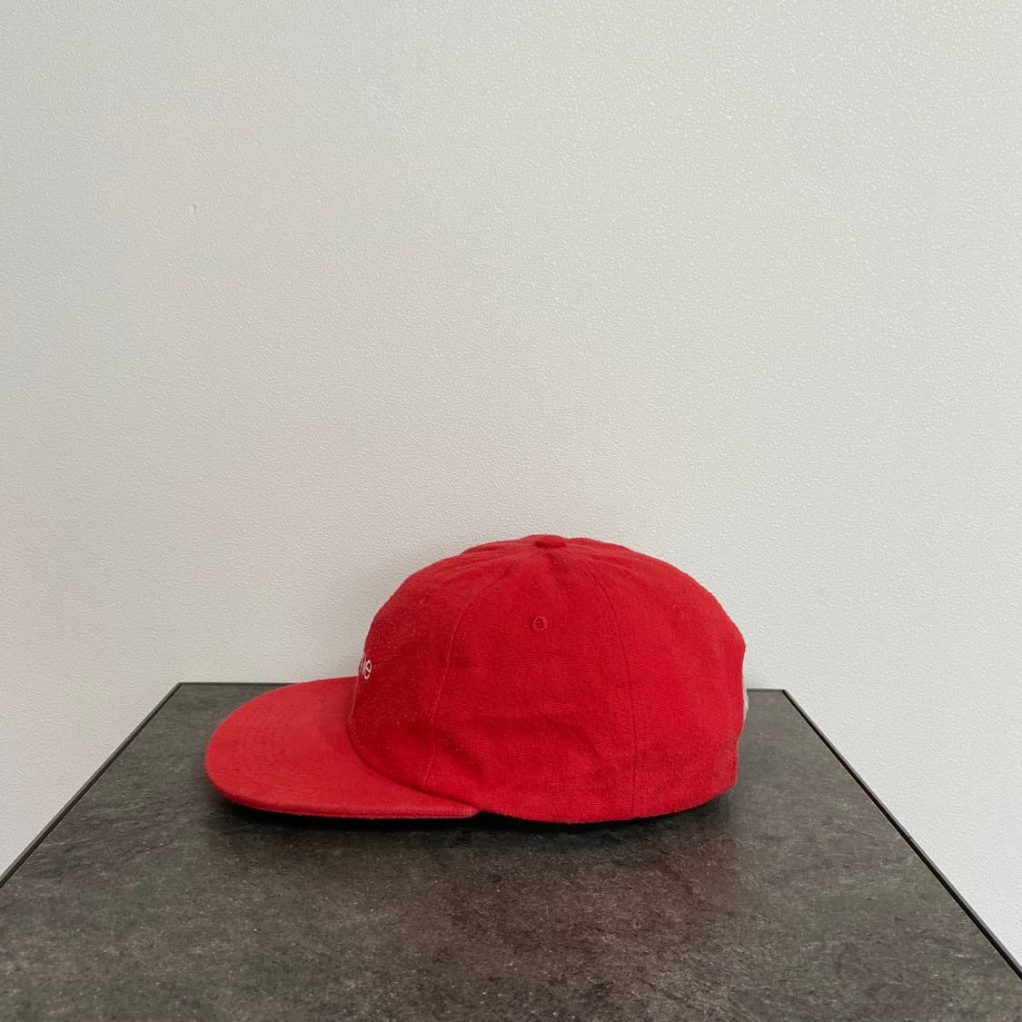 슈프림 클래식 로고 워시드 린트 레드 볼캡 모자 6패널 캡 상품이미지2