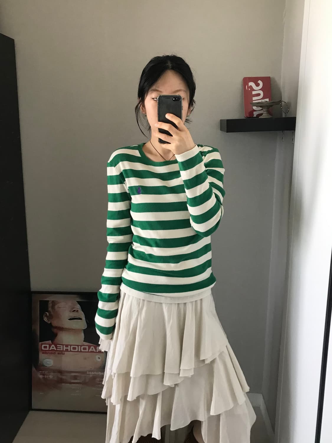 폴로 랄프로렌 포니로고 스트라이프 롱슬리브티 상품이미지3