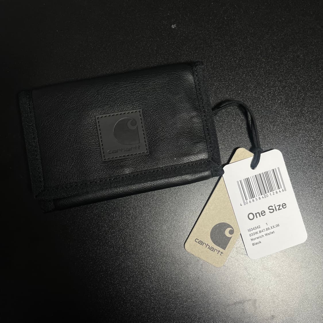 새상품(OS)칼하트WIP 노리치 지갑 월렛 블랙 상품이미지1