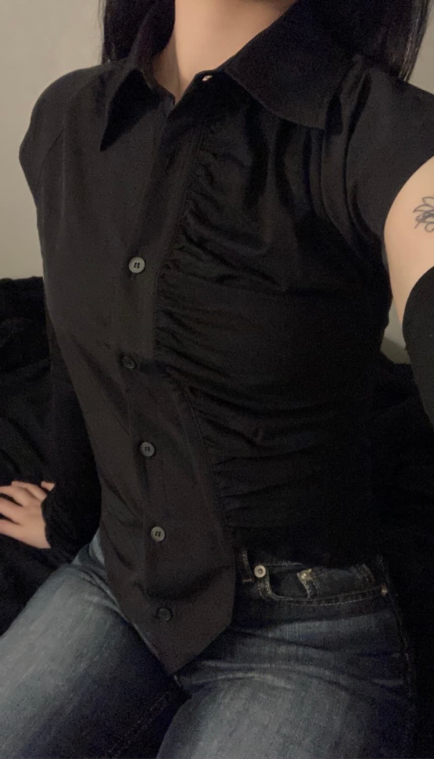 오호스 캡 슬리브 셔츠 워머 세트 상품이미지2