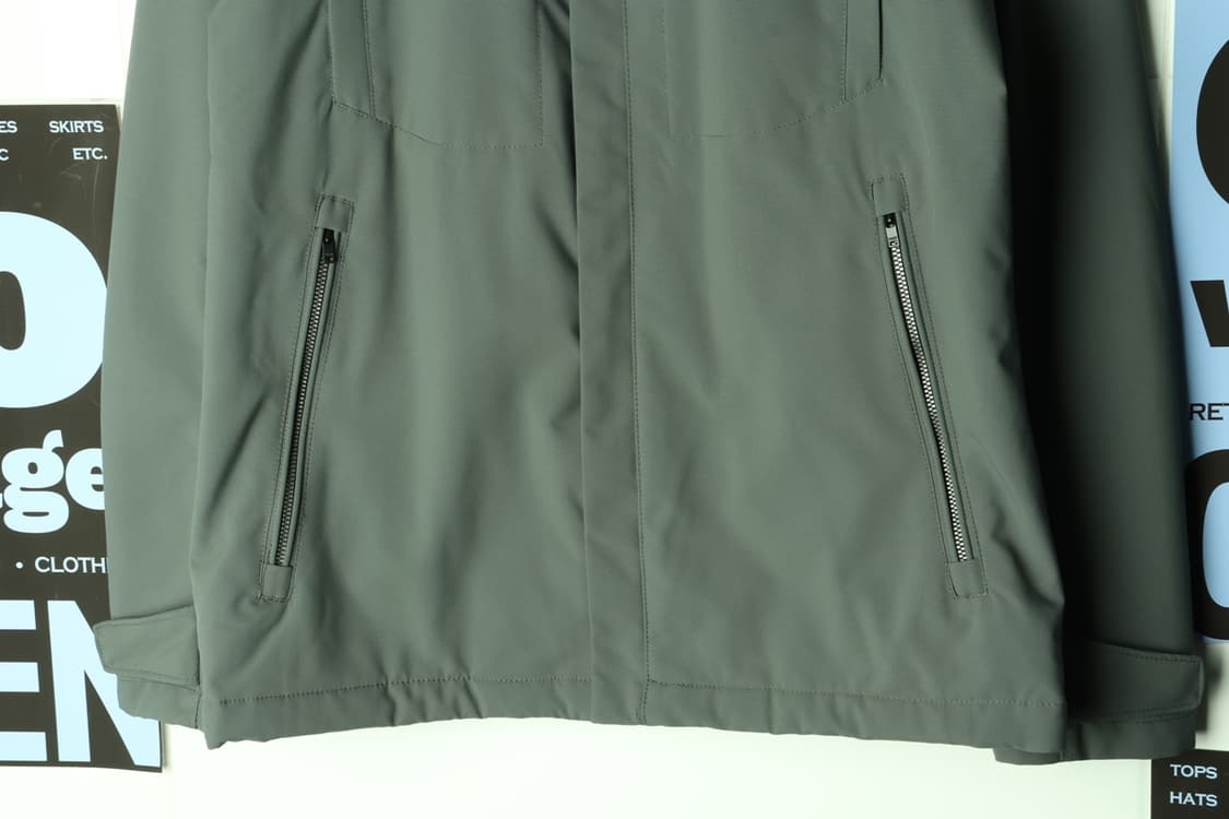 (L-XL) 퓨마 집업 바람막이 점퍼자켓 투포켓 카키 밀덕-H31275 상품이미지4