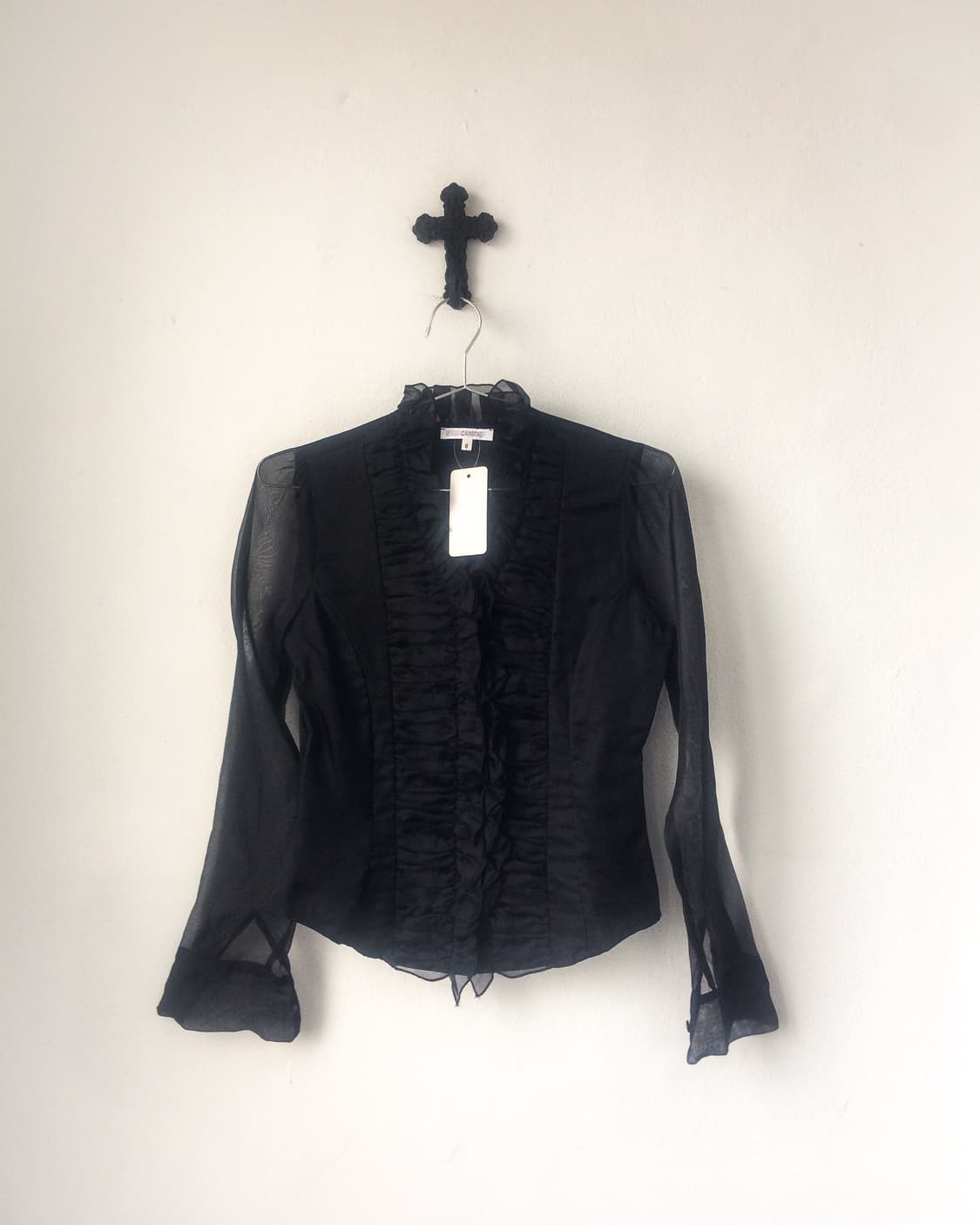 Naracamicie pleats organza shirt 상품이미지2
