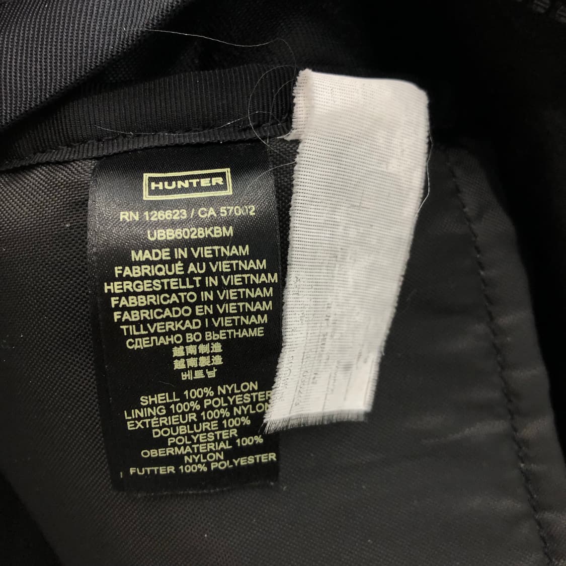 헌터 블랙 백팩 상품이미지5