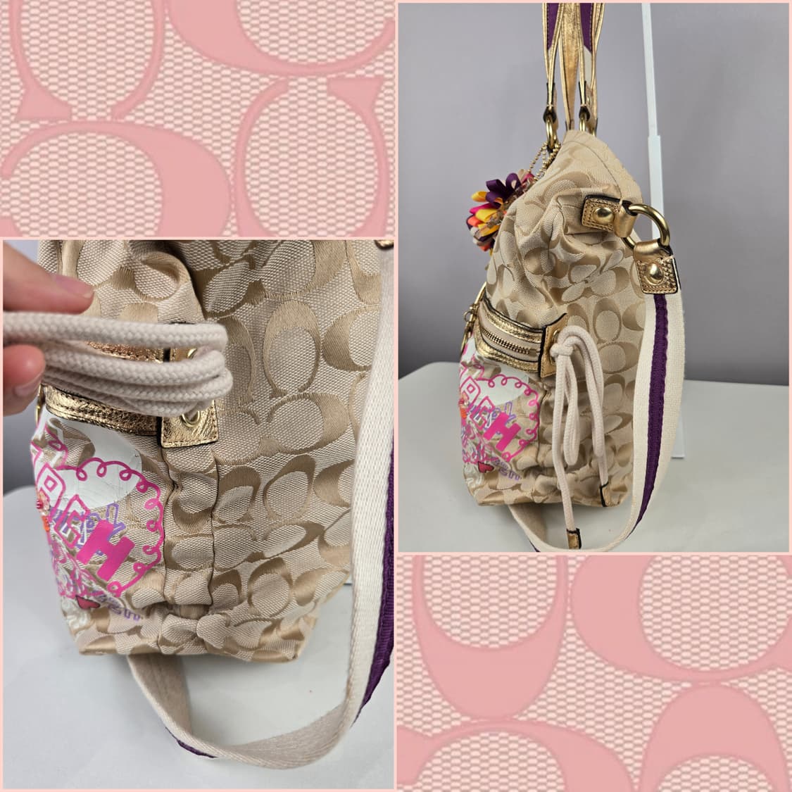 COACH 코치 Poppy bag 파피 퍼피 한정판 가방 백 정품 상품이미지4