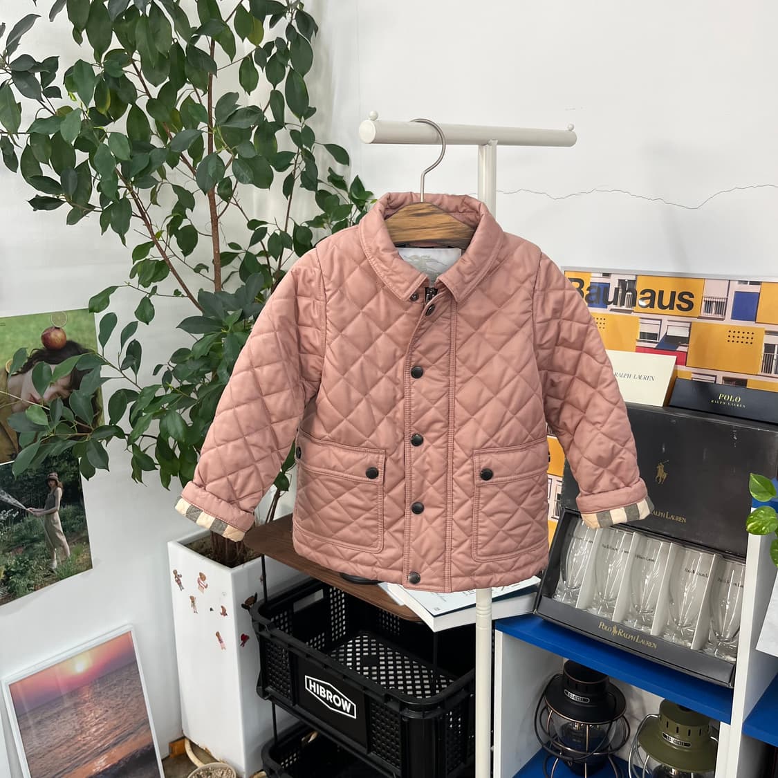 버버리 키즈 퀼팅 점퍼 3y  상품이미지1