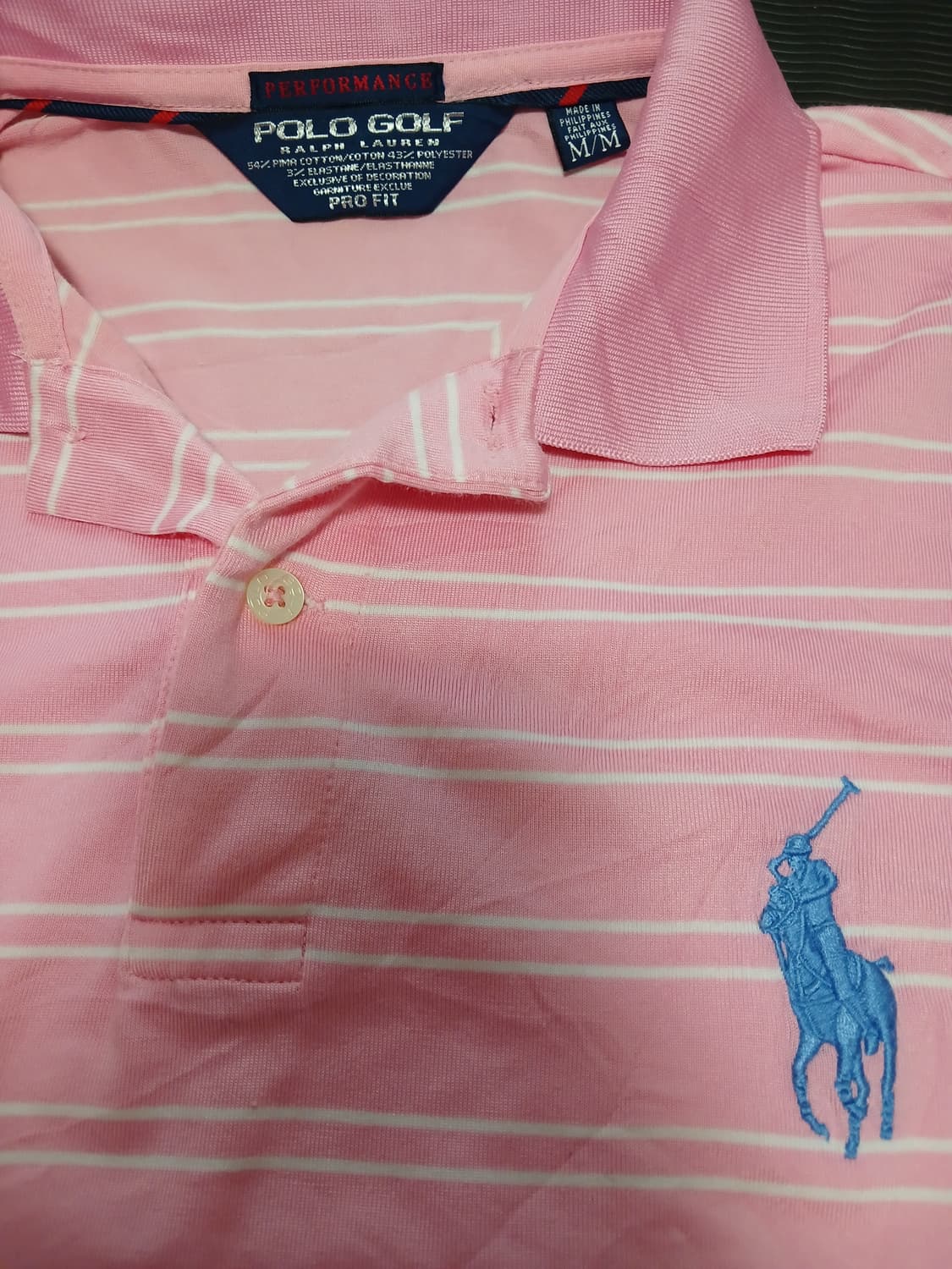 폴로 빅로고 핑크 반팔티셔츠 상품이미지2