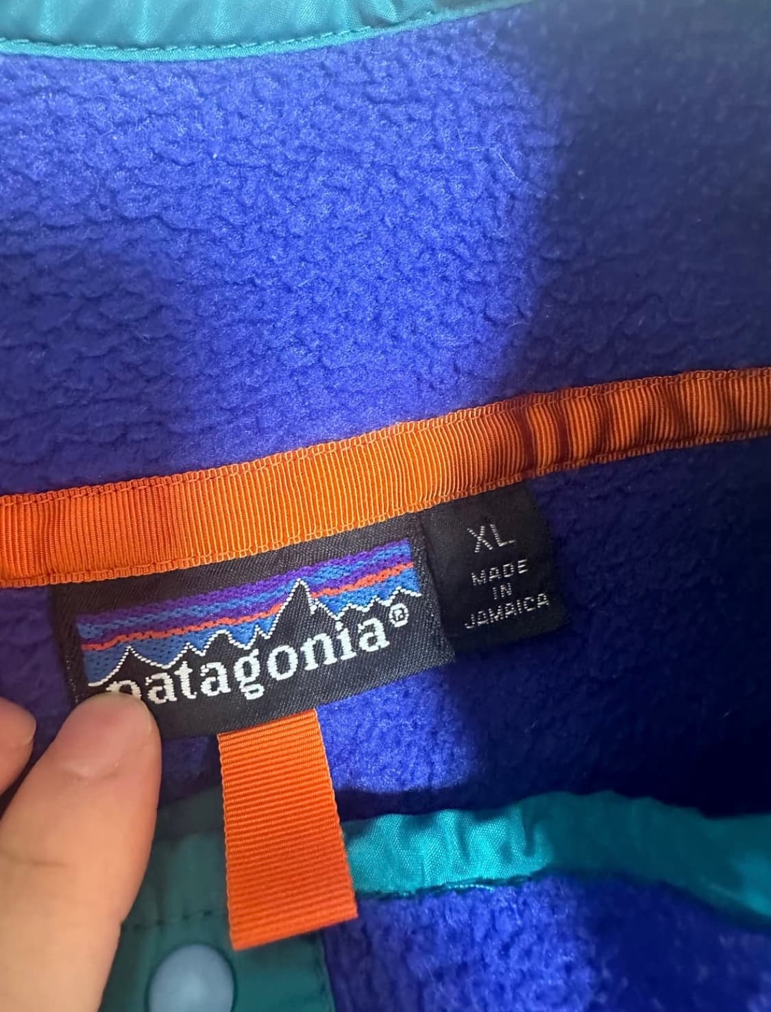90s 파타고니아 신칠라 팝 블루 XL 상품이미지2