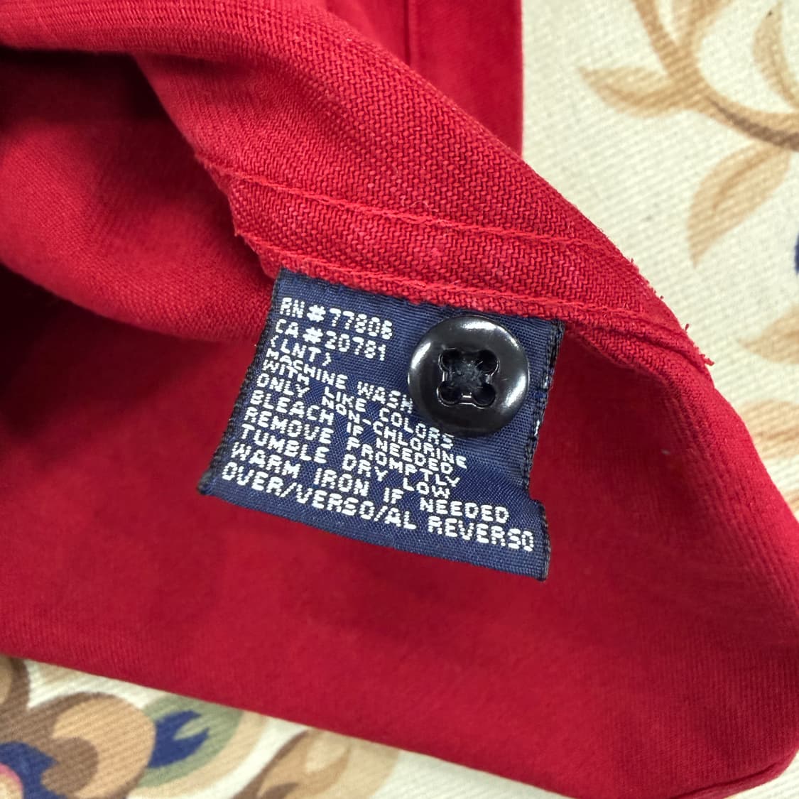 (L)90s타미힐피거 스몰로고 투포켓 카라티셔츠 상품이미지3