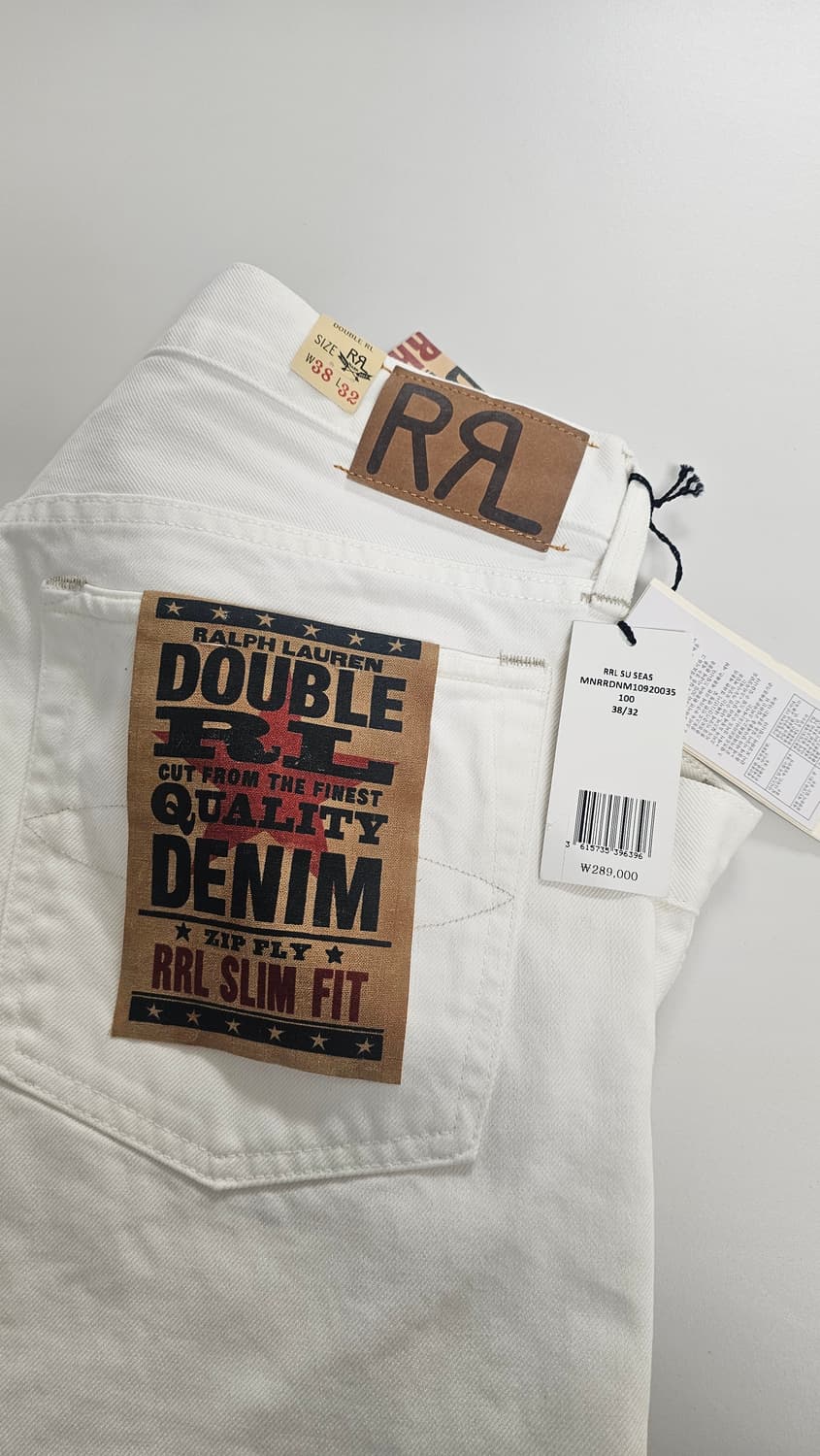 더블알엘 RRL 화이트스톤 데님 진 38 상품이미지1