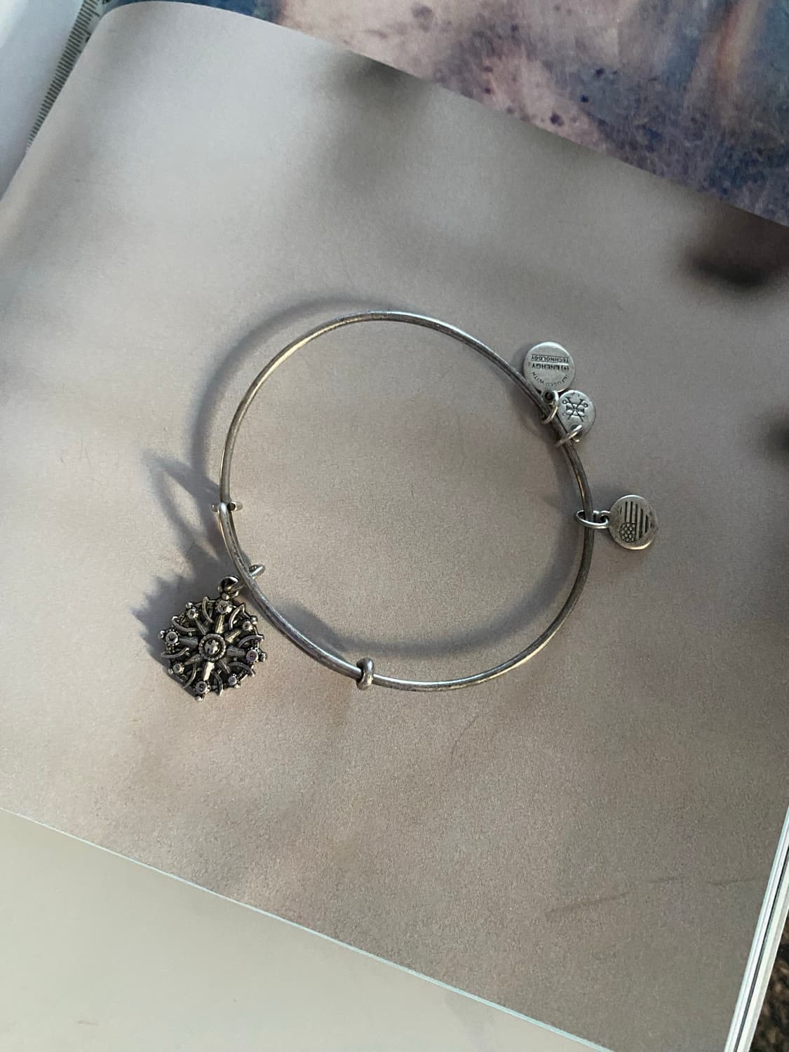 Alex and Ani 빈티지 컴퍼스 참 뱅글 상품이미지1