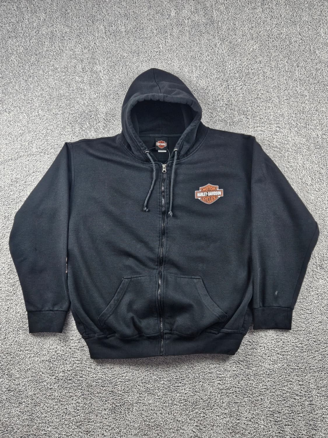 할리데이비슨 잇츠 타임 투 라이드 스웻 후드집업 (XL추정)/ 11274 상품이미지3