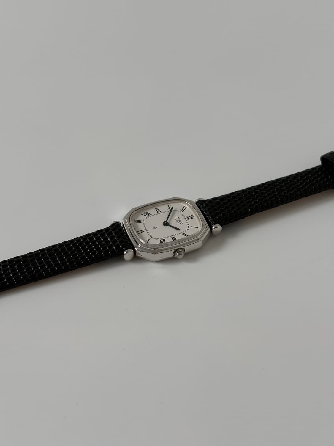 1980s Roman Silver Octagon Ladies Quartz 상품이미지5