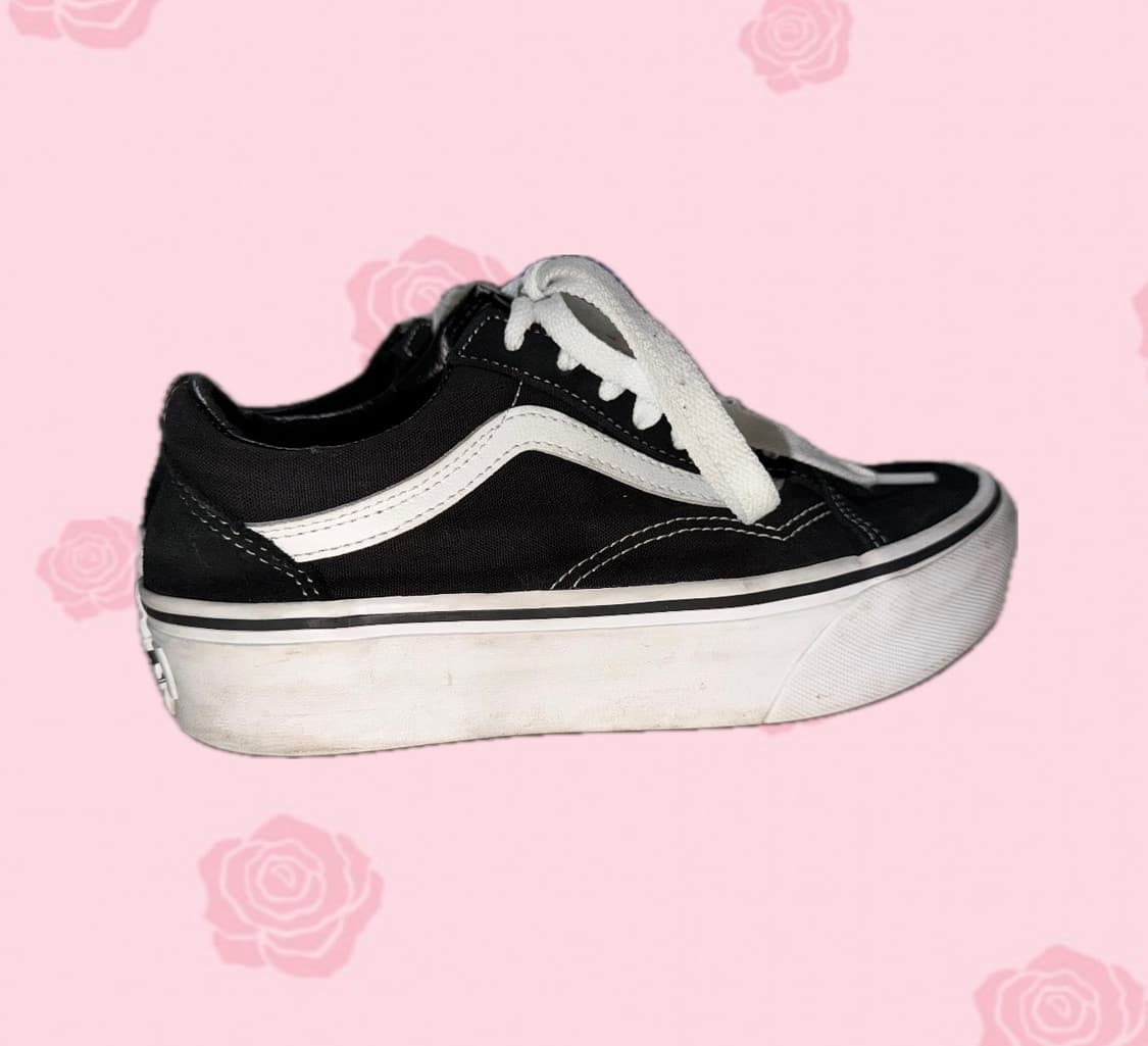 (220) 반스 올드스쿨 플랫폼 블랙 상품이미지4