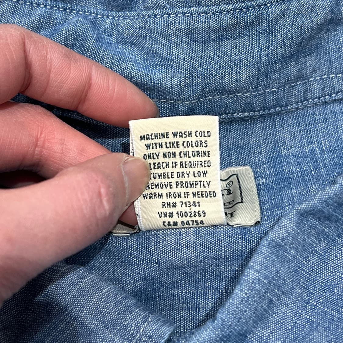 엘엘빈 워크 데님셔츠 s09112 상품이미지6