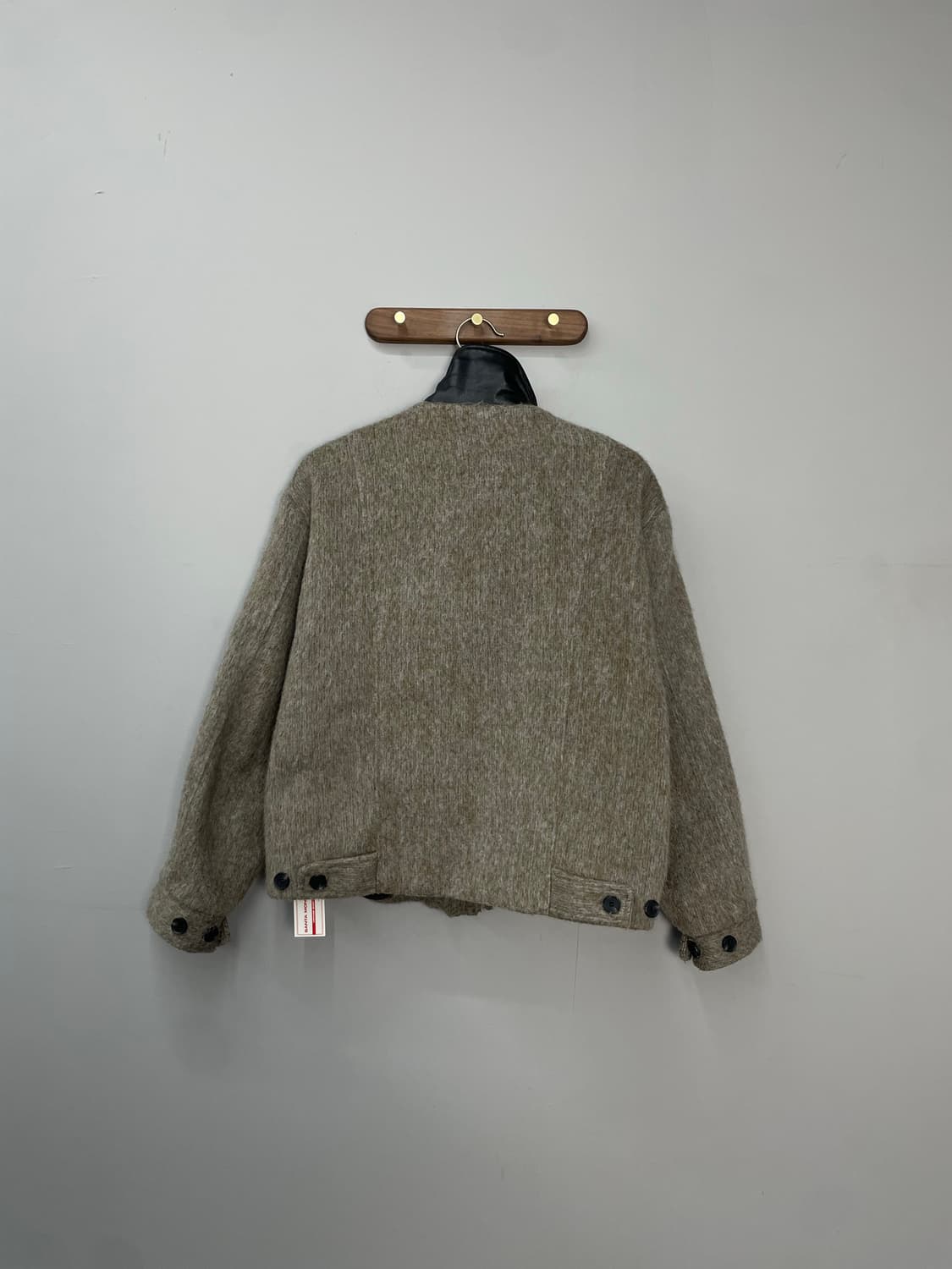 빈티지 울 레더넥 하프 자켓 H1003 상품이미지4