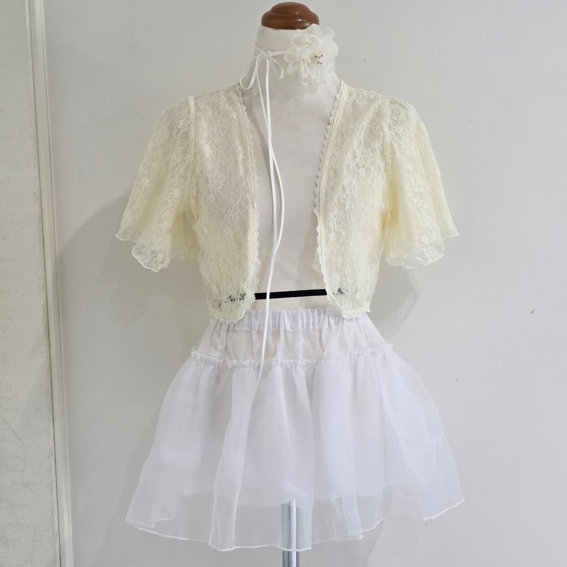 엑시즈팜) 레이스 모리걸 로리타 볼레로 상품이미지2