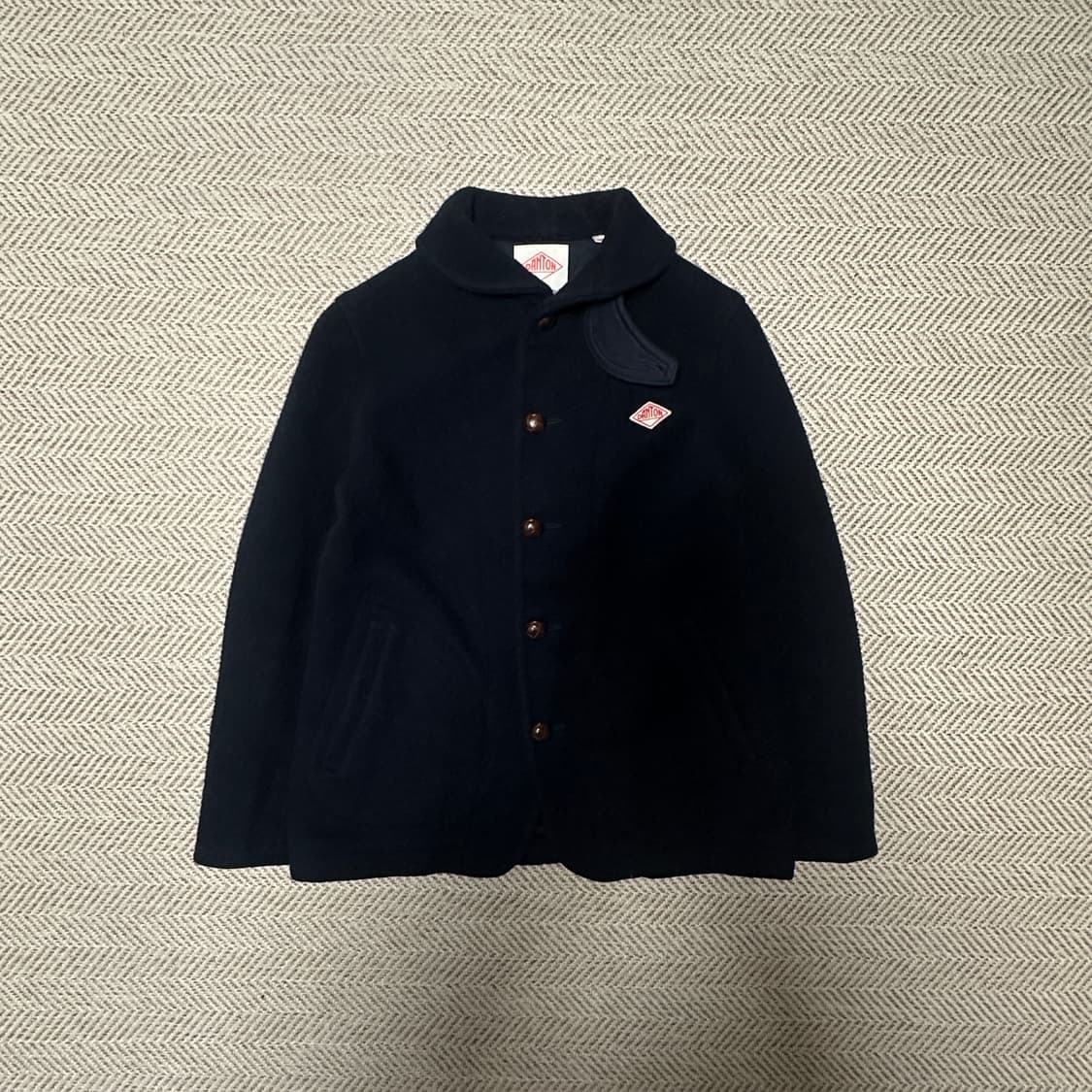 DANTON japan made wool coat jacket navy 상품이미지1
