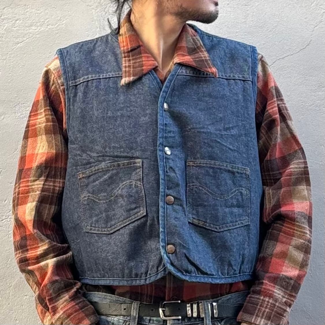 미국 시어스 쉐르파 데님 베스트 상품이미지7