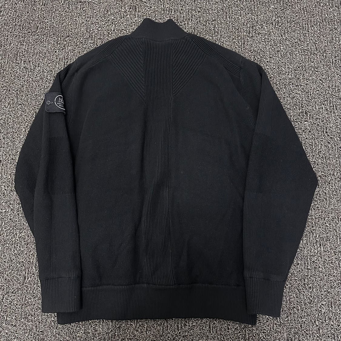 장미쉘바스키아 남성 골프웨어 니트 집업 블랙 95사이즈 상품이미지4