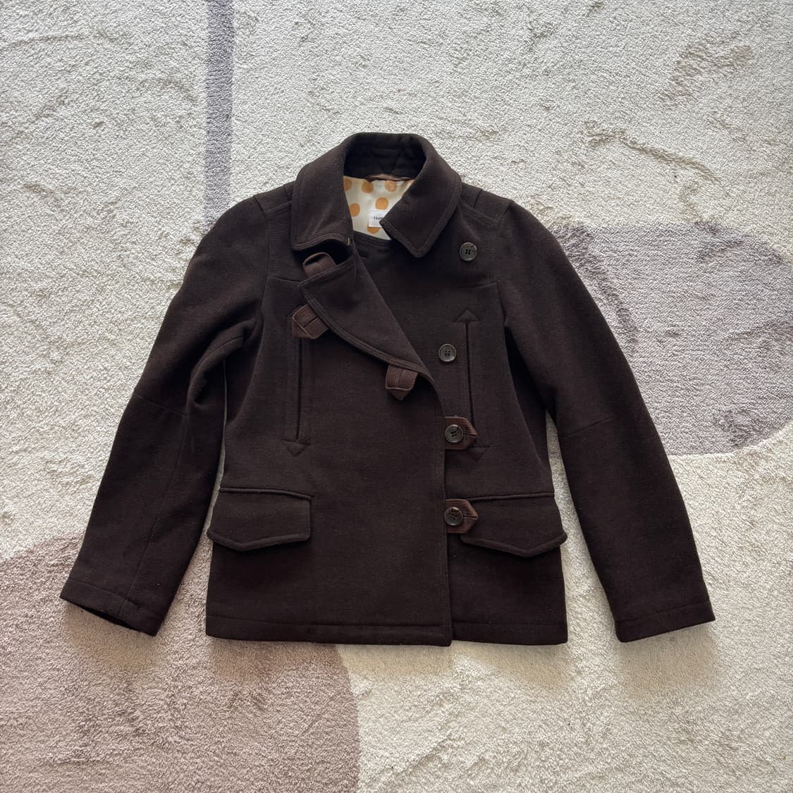 츠모리치사토 더블 피코트 상품이미지1