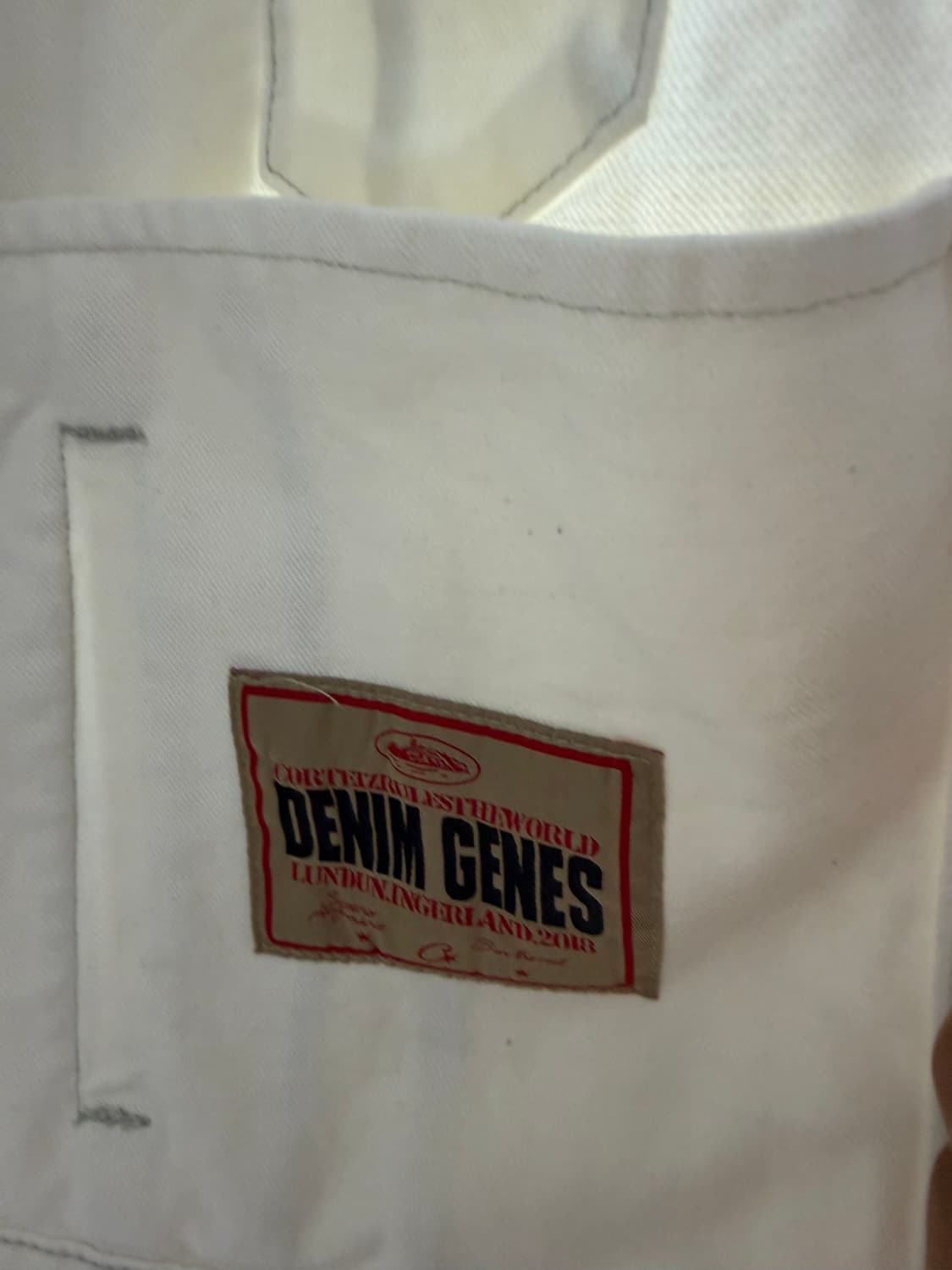 S) 코르테이즈 C 스타 데님 트러커 자켓 내츄럴 상품이미지5