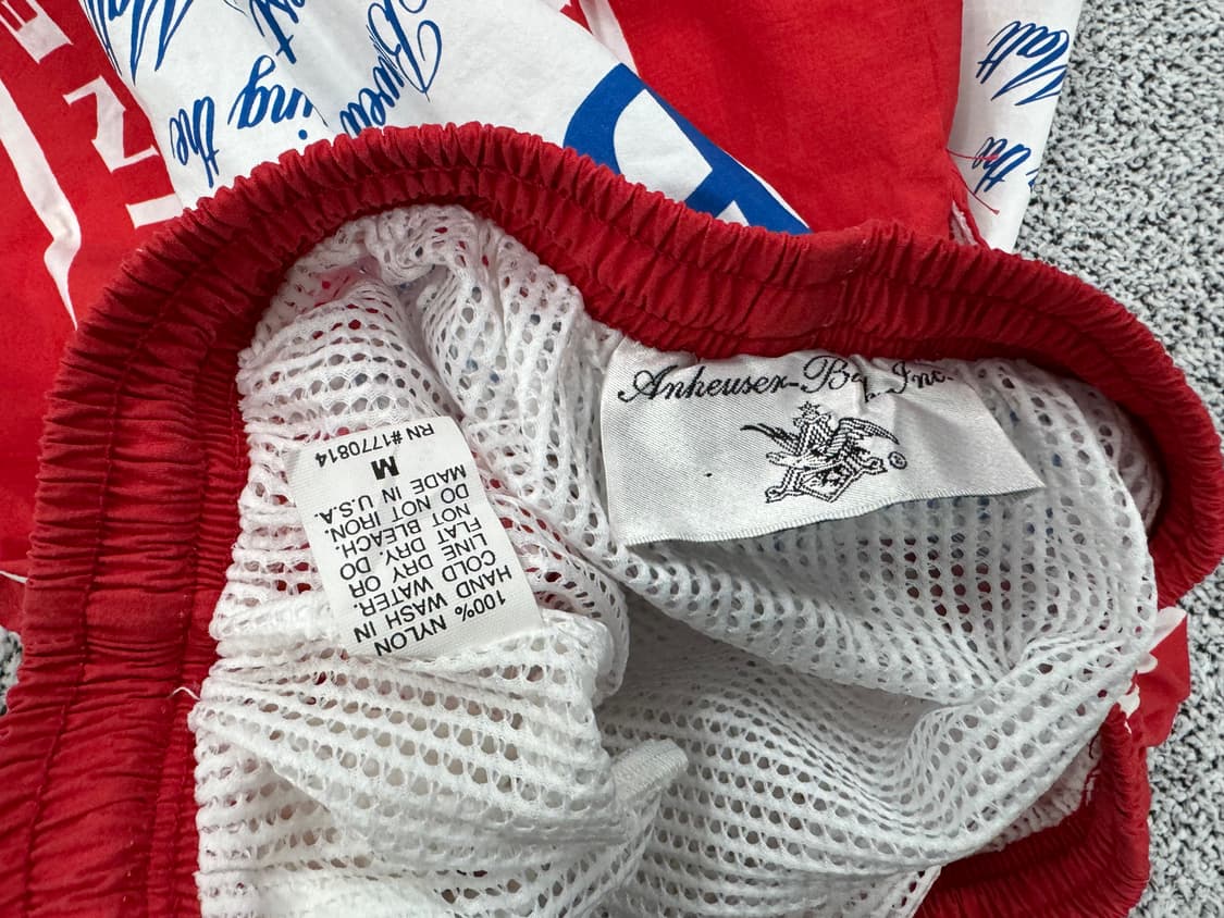 [데드스탁] 버드와이져 USA 90s 스윔팬츠 상품이미지3