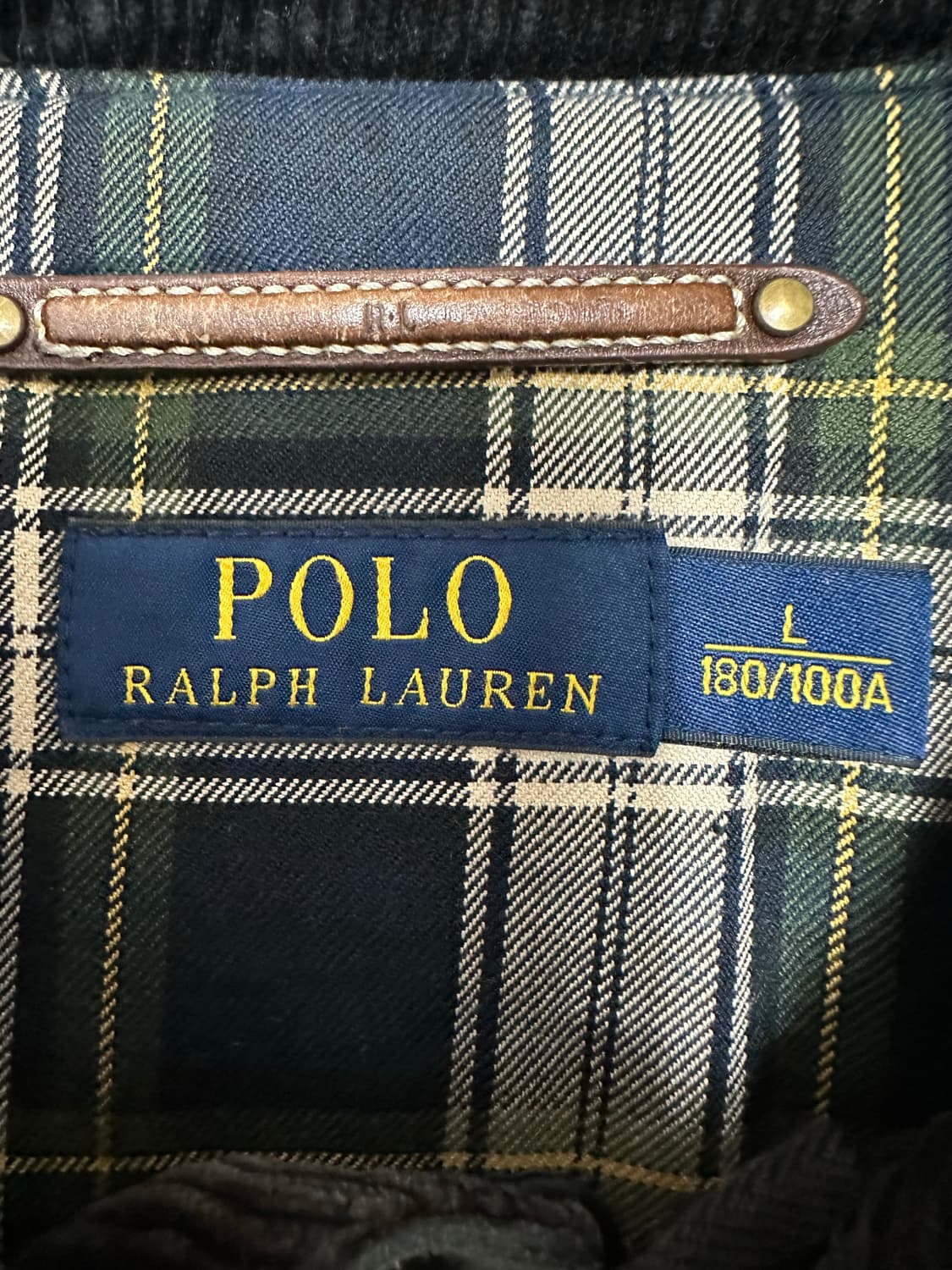 폴로 랄프로렌 블랙 퀼팅 자켓 상품이미지7