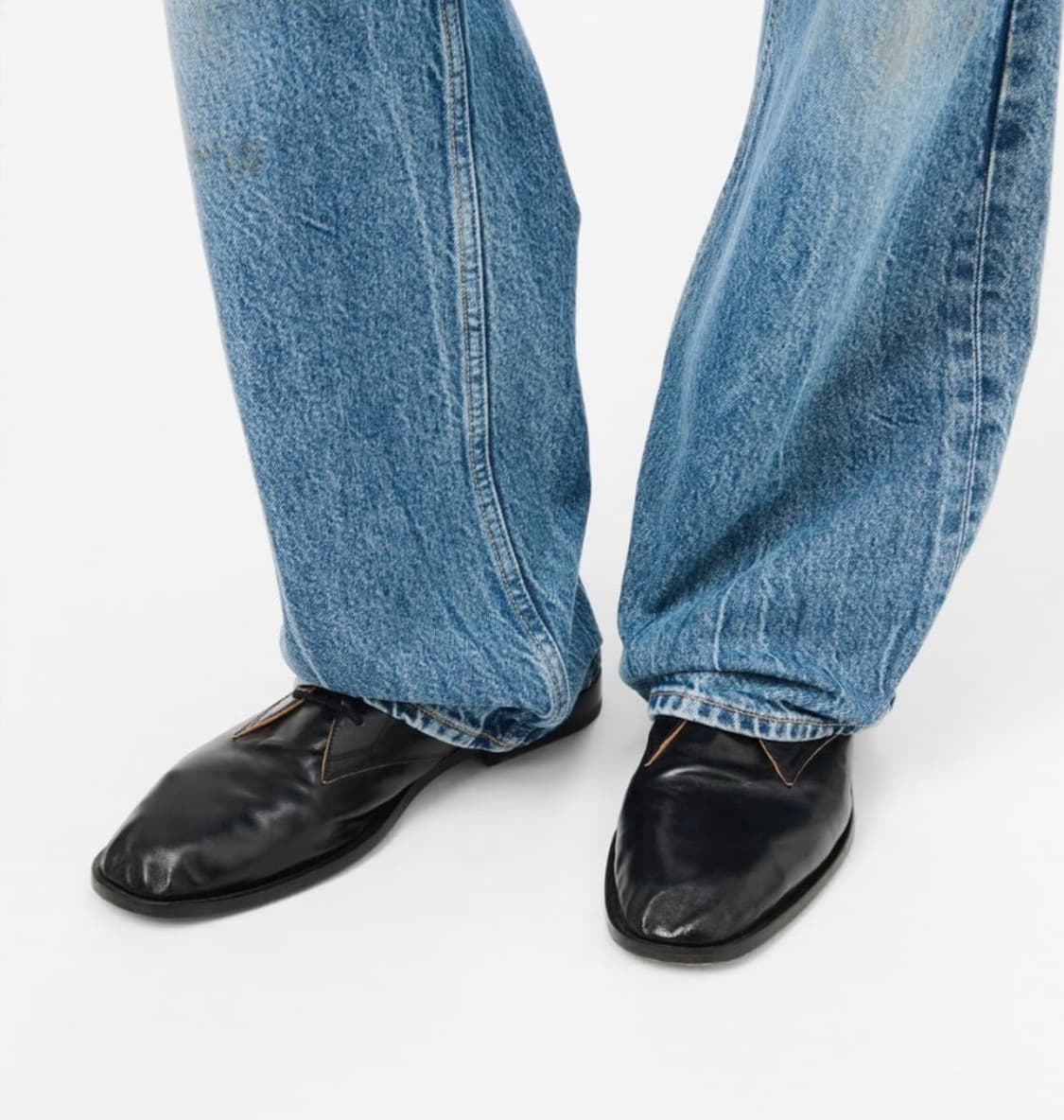 [43] 컬랩싱 더비슈즈 블랙 상품이미지2