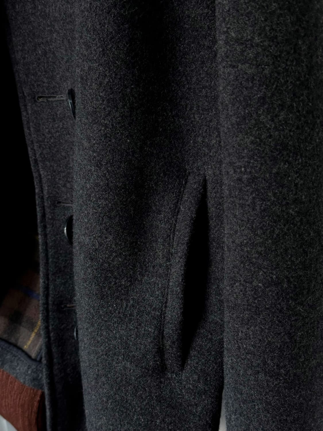 Mosser wool design pea coat 상품이미지4