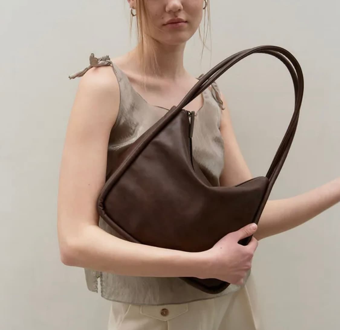 여밈 ridge bag choco brown 상품이미지2