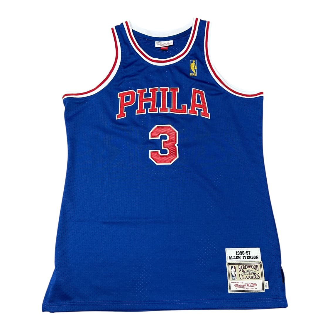 ✨ (바배) 필라델피아 NBA 미첼 & 네스 로드앨런 아이버슨 져지 유니 상품이미지1