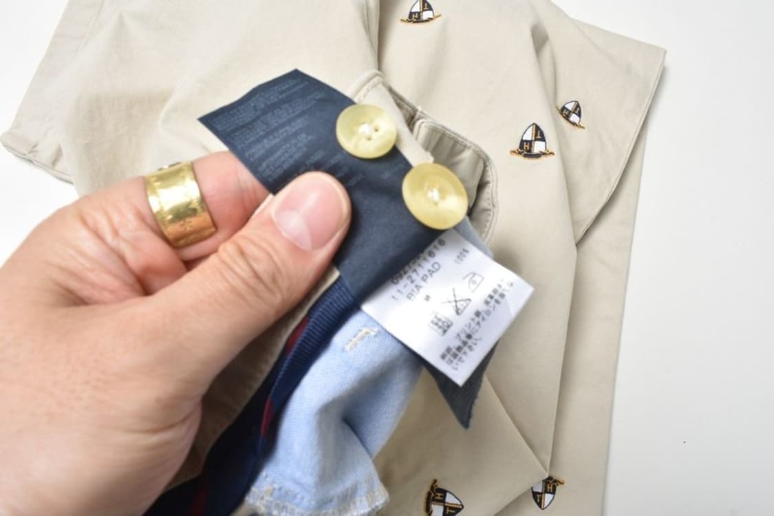 타미힐피거 와펜 자수 코튼팬츠 면바지 34 상품이미지8