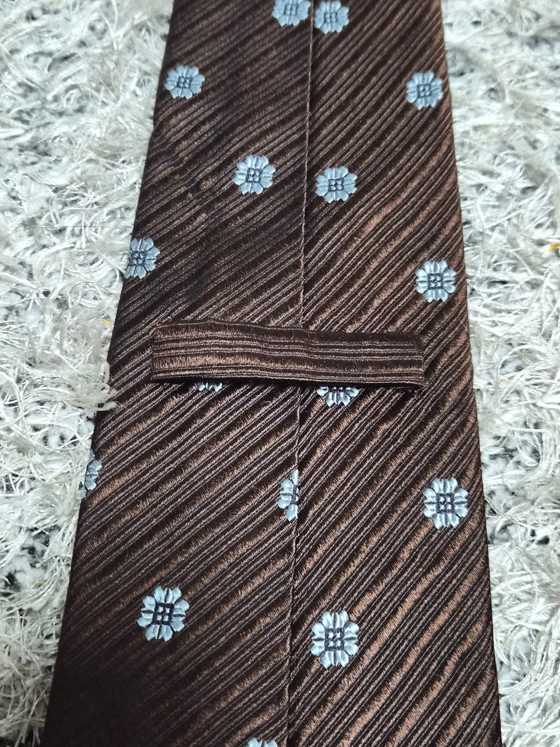 타미힐피거Tommy 플라워 도트 패턴 넥타이 Free - N42 상품이미지4