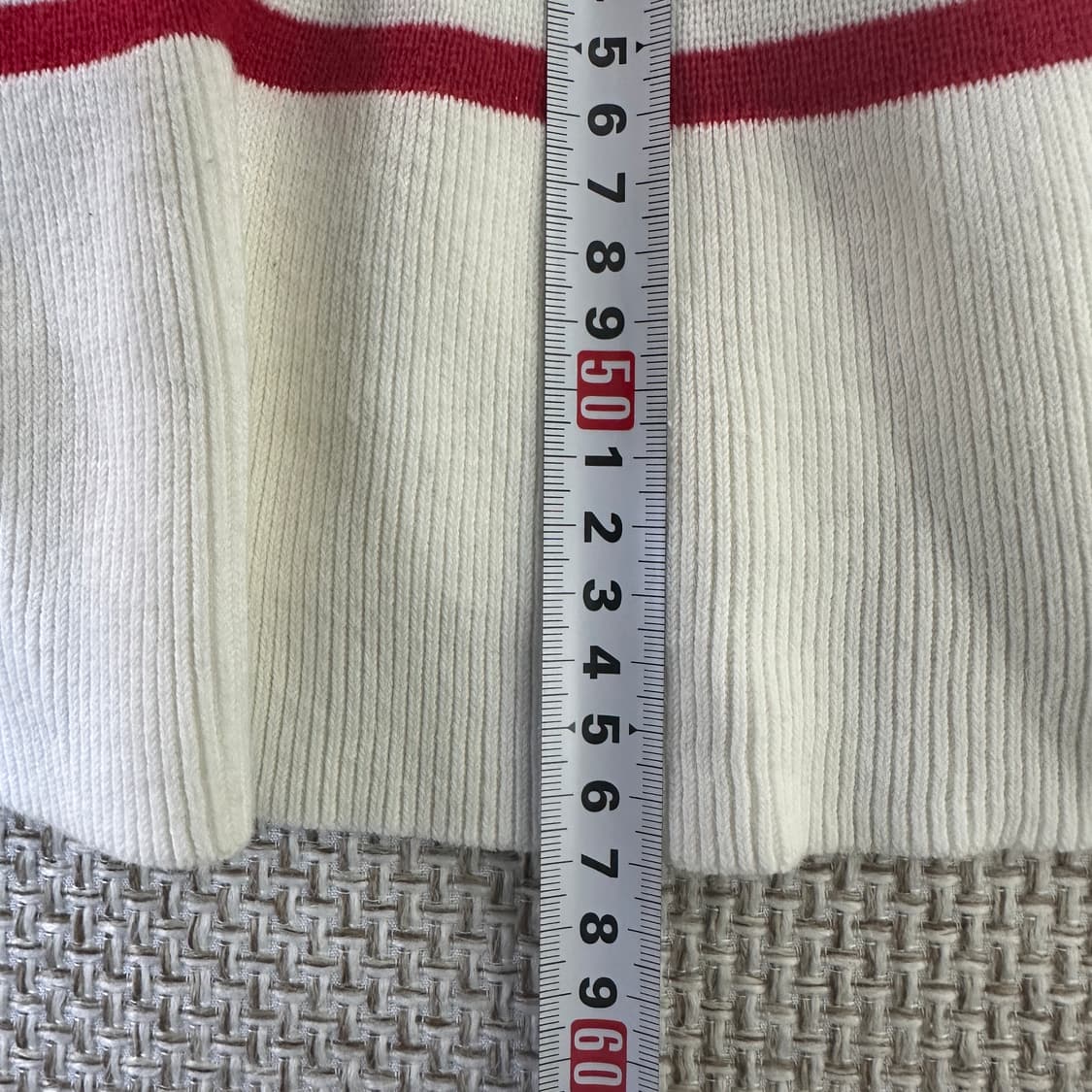 XS 타미힐피거 화이트 니트 탑 0408D 상품이미지6