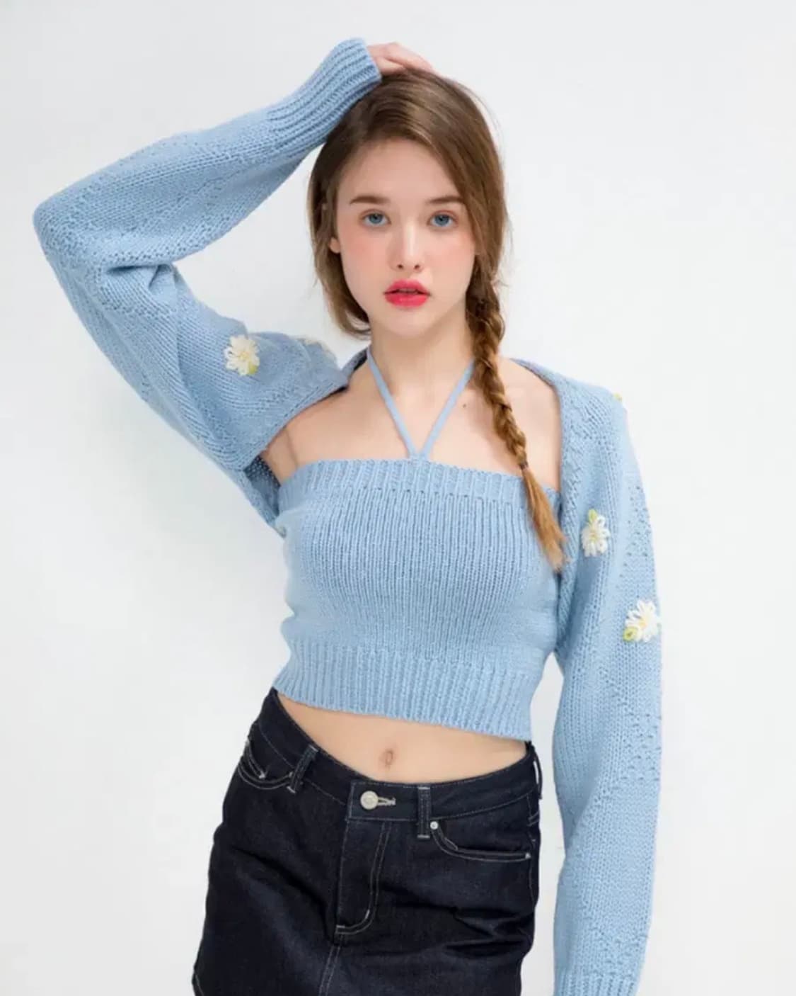 낫유어로즈 핸드 엠브로이더리 볼레로 세트 상품이미지1