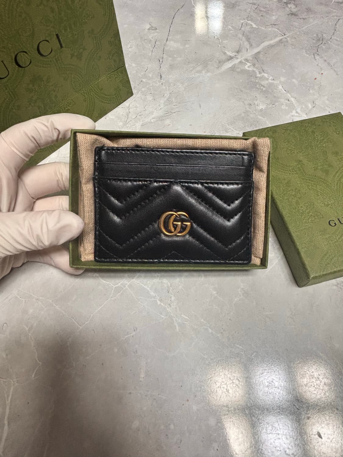 [S급] 구찌 마몬트 카드지갑 블랙 상품이미지3