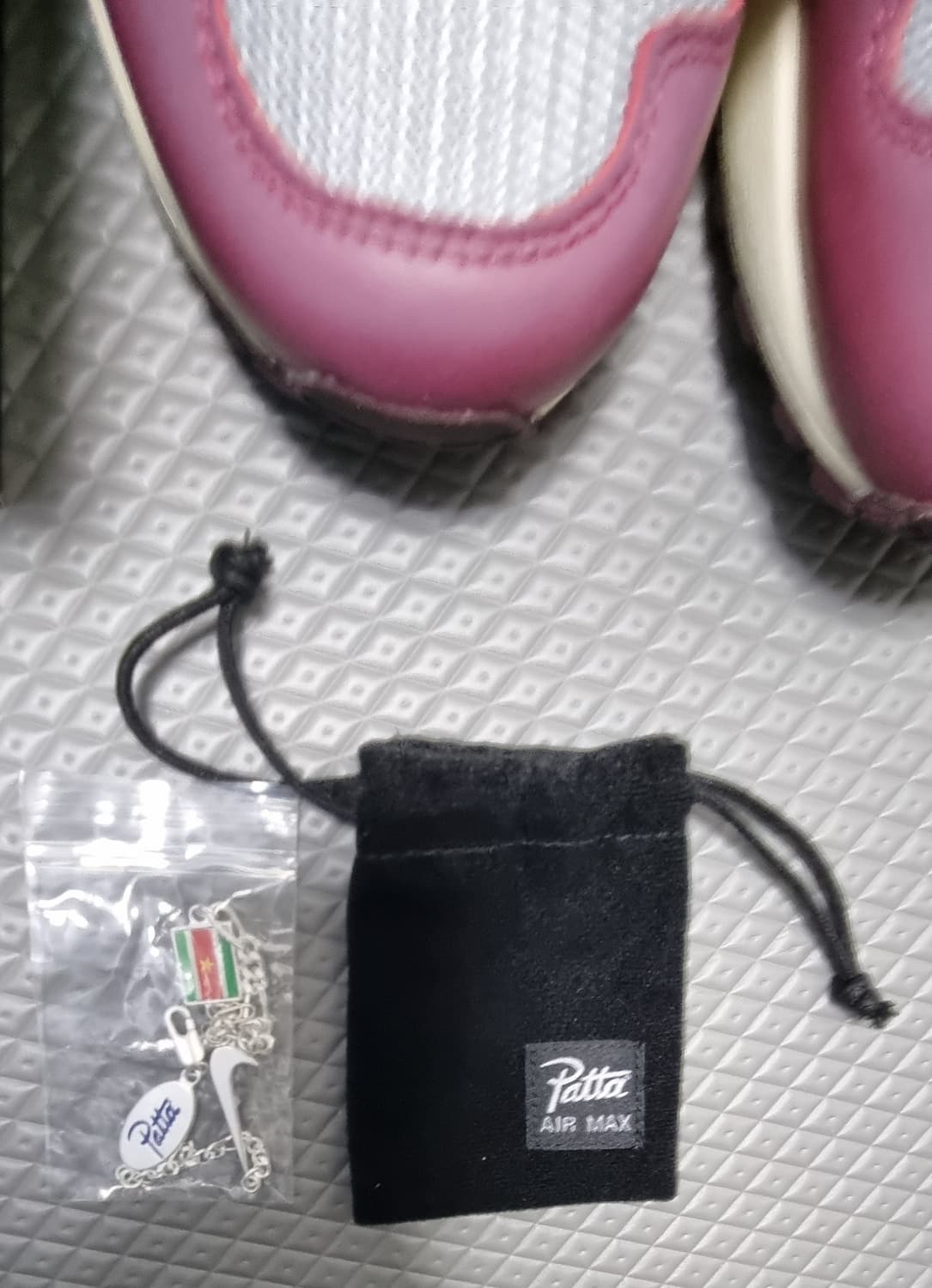 나이키 파타 에어맥스1 나이트 마룬 스니커즈(270) 상품이미지7