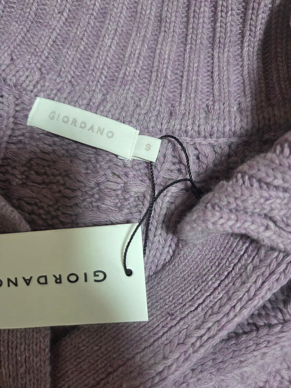 지오다노 니트 더스티퍼플 S 상품이미지4